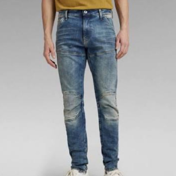 G-Star Men's 5620 Super Slim Jeans - Medium Blue